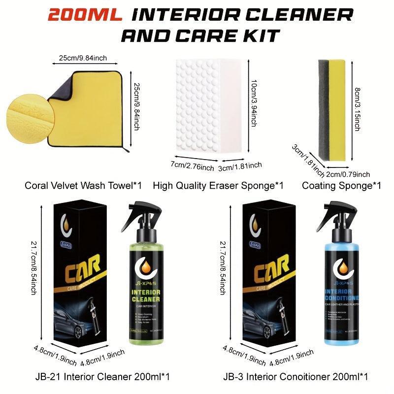 Car Interior Cleaner & Conditioner Kit - 200ML
