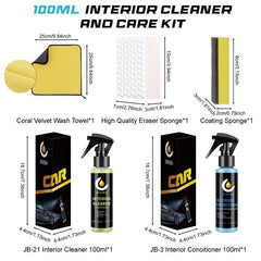 Car Interior Cleaner & Conditioner Kit - 200ML