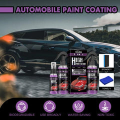 3pcs 3 In 1 Coating Spray High Protection Fast Car Paint Spray
