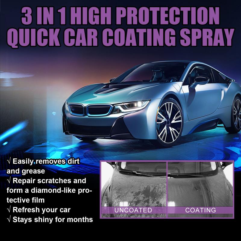 3pcs 3 In 1 Coating Spray High Protection Fast Car Paint Spray