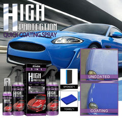3pcs 3 In 1 Coating Spray High Protection Fast Car Paint Spray
