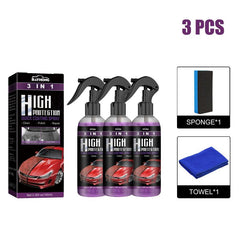 3pcs 3 In 1 Coating Spray High Protection Fast Car Paint Spray