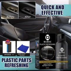 Car Interior Foam Cleaner Spray for Leather Seats and Steering Wheel
