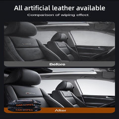 Car Interior Cleaning Wipes - Surface, Plastic, Leather Care