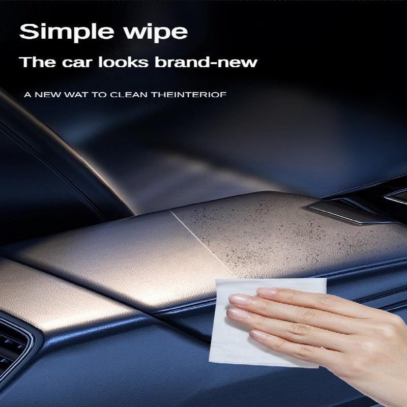 Car Interior Cleaning Wipes - Surface, Plastic, Leather Care