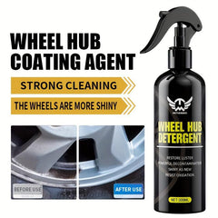 Tire Gloss Spray Kit for Car Tires, Hub Cleaner & Rubber Protector
