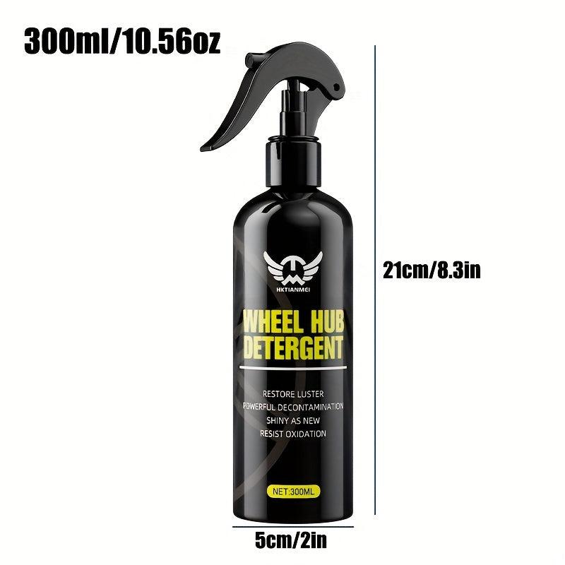 Tire Gloss Spray Kit for Car Tires, Hub Cleaner & Rubber Protector