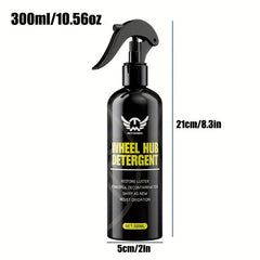 Tire Gloss Spray Kit for Car Tires, Hub Cleaner & Rubber Protector
