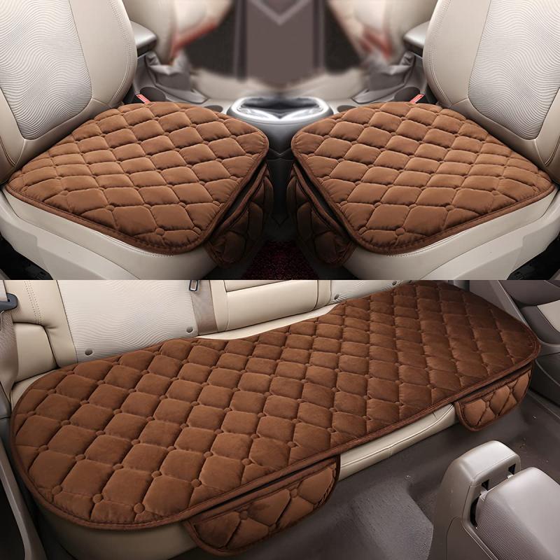 Universal Car Seat Cushion with Memory Silk Cotton Non-Slip Bottom