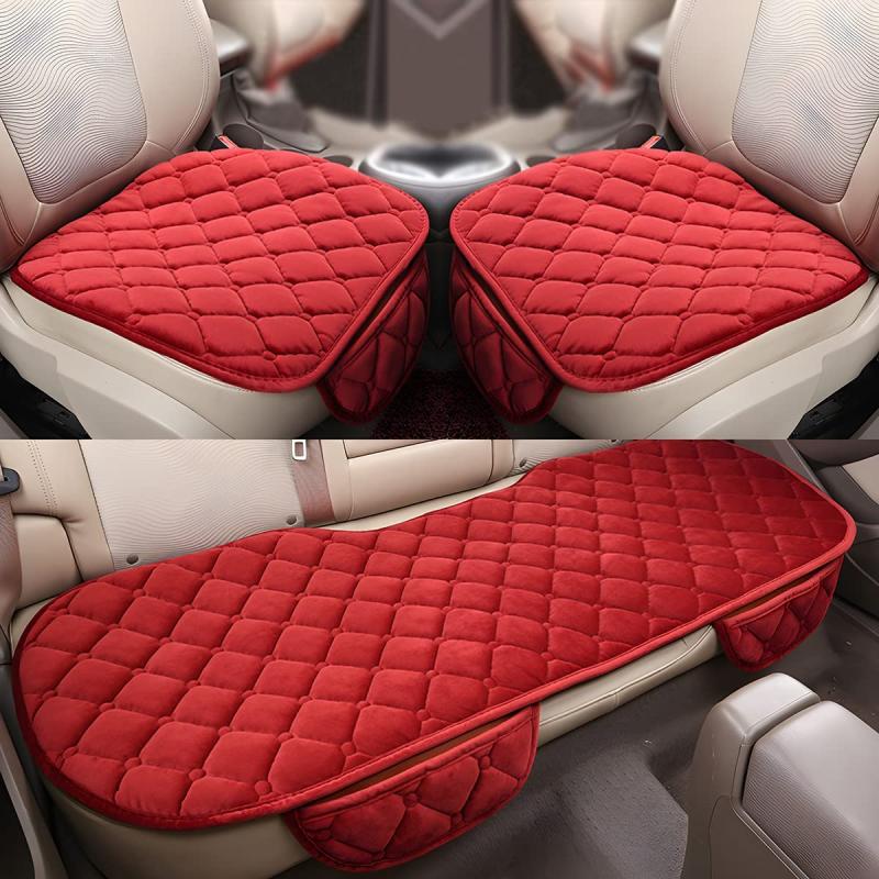 Universal Car Seat Cushion with Memory Silk Cotton Non-Slip Bottom