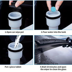 Car Windscreen Wiper Effervescent Tablets Glass Toilet Cleaning Car Accessories