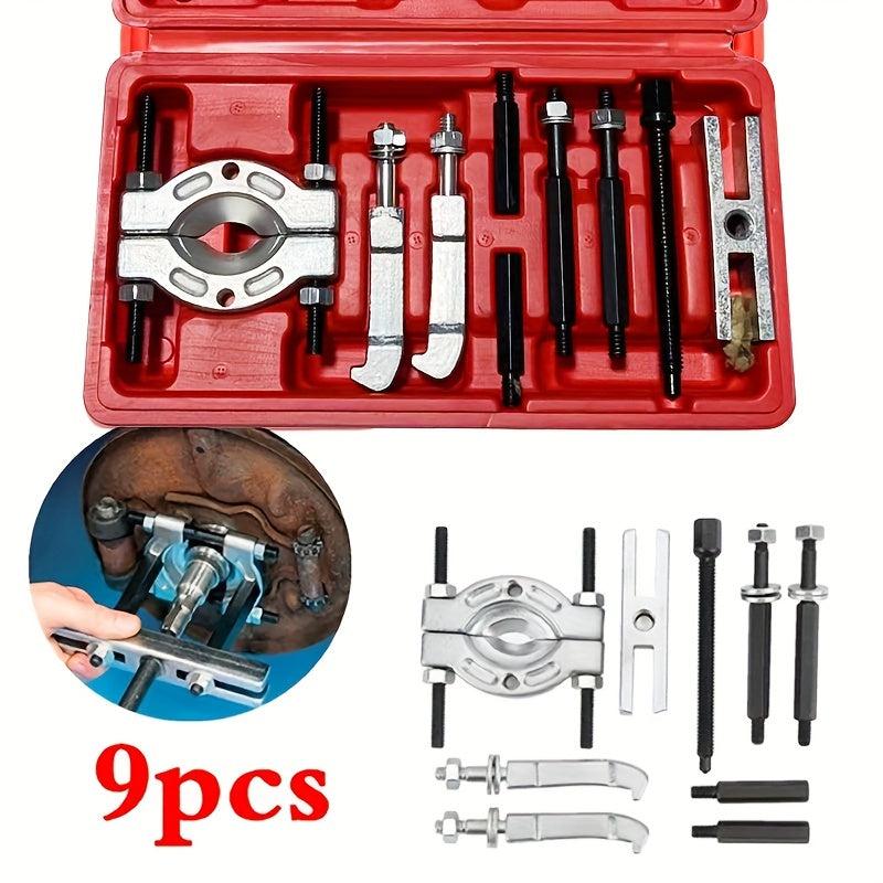 9-Piece Double Disc Bearing Puller Tools Set