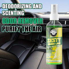 Car Interior Air Freshener Odor Remover Lemon Scent - Dual Use