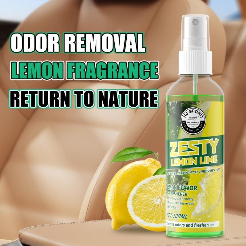 Car Interior Air Freshener Odor Remover Lemon Scent - Dual Use