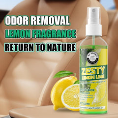 Car Interior Air Freshener Odor Remover Lemon Scent - Dual Use
