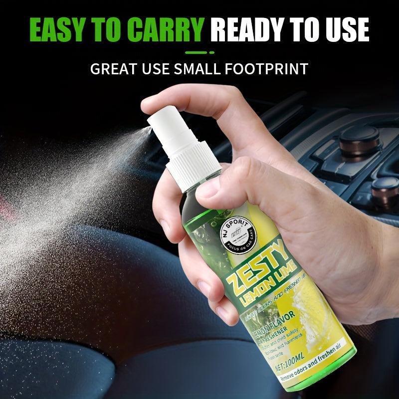 Car Interior Air Freshener Odor Remover Lemon Scent - Dual Use
