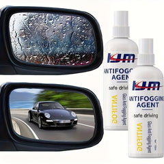 2pcs 100ml Car Anti-fog Agent for Windshield & Mirror - Clear Sight