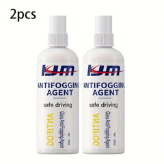 2pcs 100ml Car Anti-fog Agent for Windshield & Mirror - Clear Sight