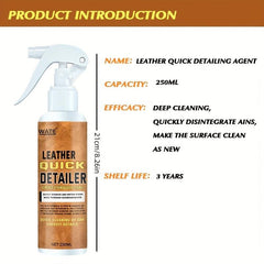 250ml Car Leather Detailing Agent Seat Wash Renovation Spray