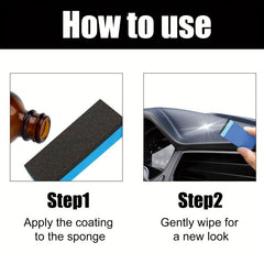 Car Interior Cleaning Kit - Dashboard Seat Plating Film