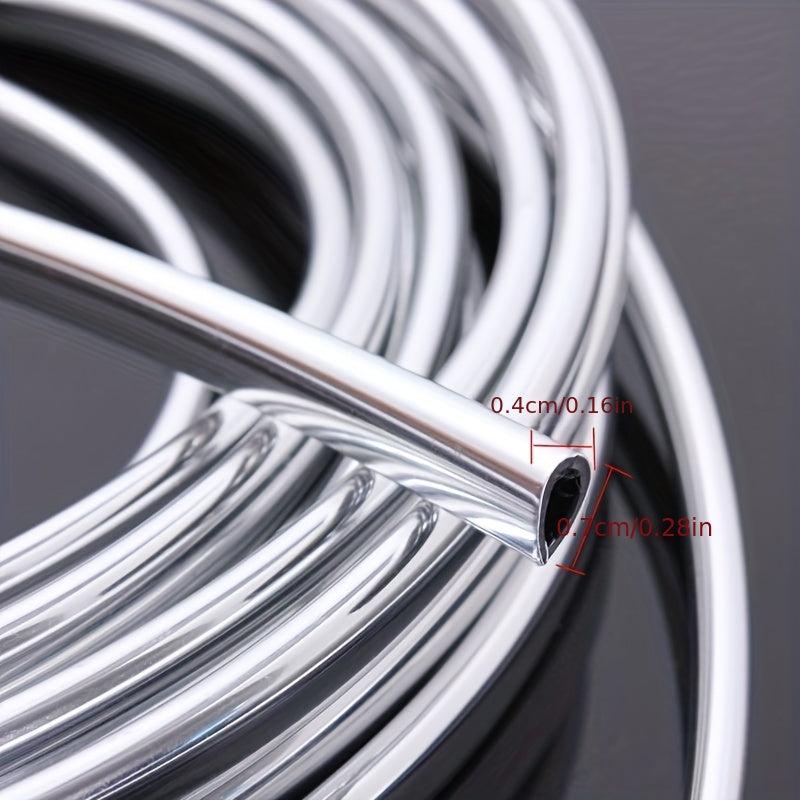 Car Door Edge Scratch Protector Strips Anti Collision PVC Electroplating
