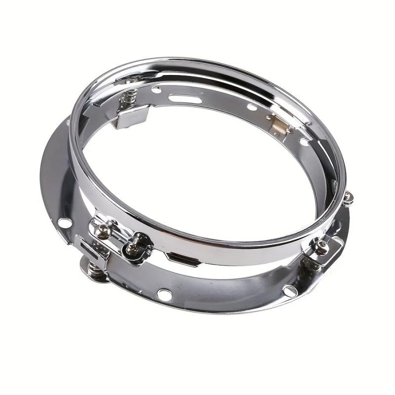17 LED Headlight Round Ring Headlight Mount Lamp Holder Brackets