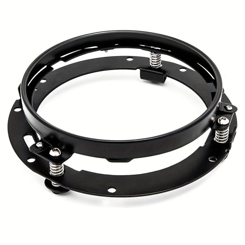 17 LED Headlight Round Ring Headlight Mount Lamp Holder Brackets