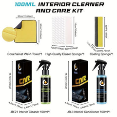 Interior Cleaner & Care Kit 50-200ml - Powerful Decontamination Cleaning Product