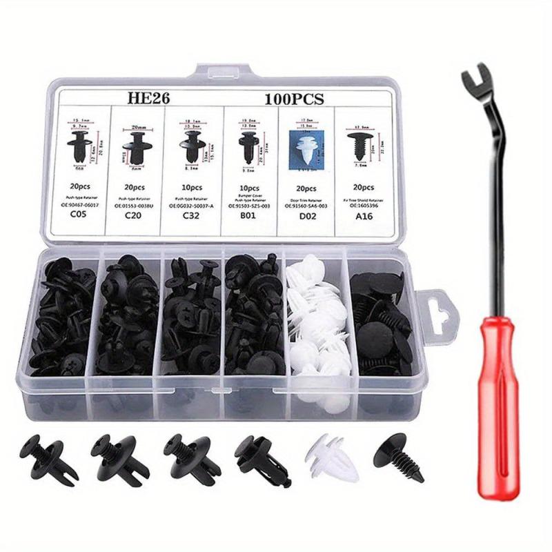 Auto Fastener Clip Mixed Car Body Push Retainer Pin Rivet Bumper Door Trim Panel
