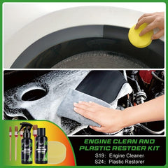 Car Engine Clean And Plastic Restorer Kit Car Wash Engine Warehouse Spray