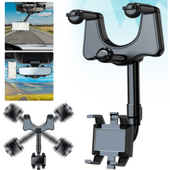 Universal 360 Rear View Car Mirror Phone Mount