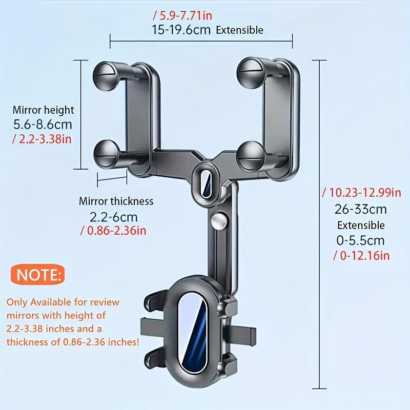 Universal 360 Rear View Car Mirror Phone Mount