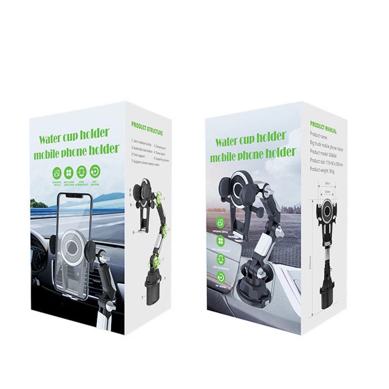 360 Degree Cup Holder Mobile Phone Mount for SUV Truck Car