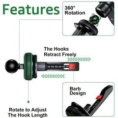 Magnetic Car Phone Holder for Air Vent 17MM Ball Head