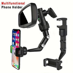 Multifunctional 360 Rotating Car Phone Holder