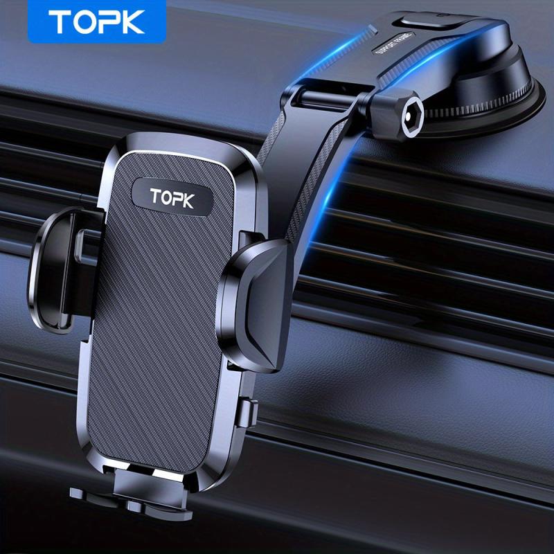 Universal Car Phone Mount 2 IN 1 Handsfree Stand Phone Holder For Car