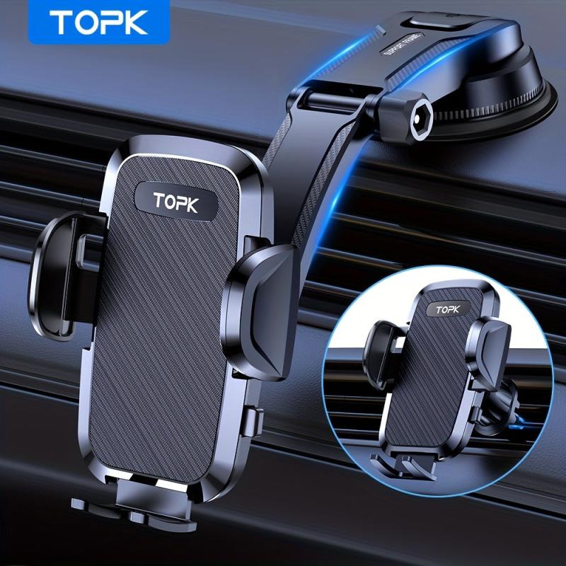 Universal Car Phone Mount 2 IN 1 Handsfree Stand Phone Holder For Car
