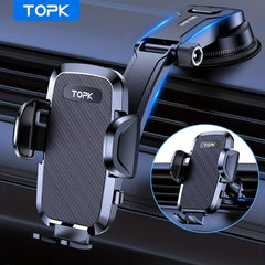 Universal Car Phone Mount 2 IN 1 Handsfree Stand Phone Holder For Car