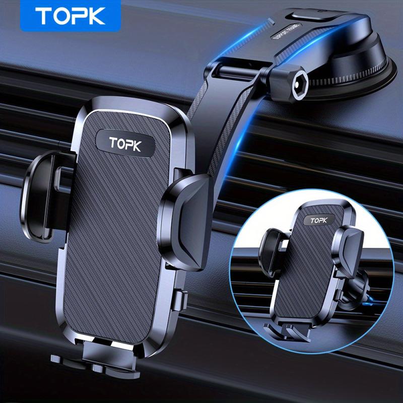 Universal Car Phone Mount 2 IN 1 Handsfree Stand Phone Holder For Car