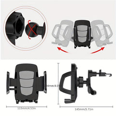 Car Air Outlet Phone Holder Rotatable Mobile Phone Bracket