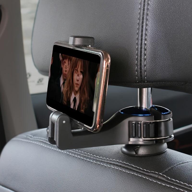 Car Phone Holder Seat Backrest Hidden Hook Bracket Rear Headrest Hook Bracket