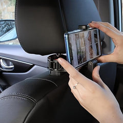 Car Phone Holder Seat Backrest Hidden Hook Bracket Rear Headrest Hook Bracket