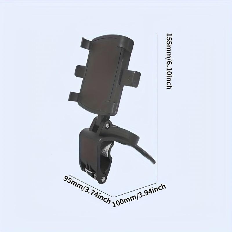 360 Rotating Car Phone Holder for Rearview Mirror Navigation
