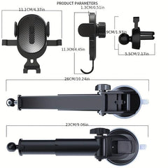 Telescopic Car Phone Holder Sucker for Secure Mounting on Any Car