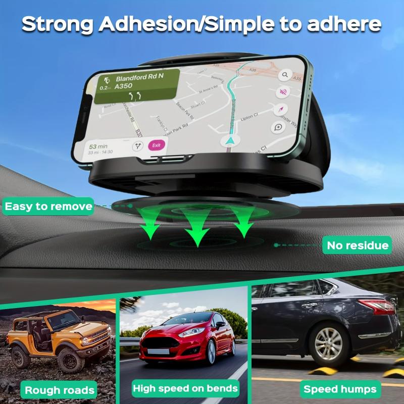 360 Rotating Car Phone Mount For iPhone & Android - Secure Your Phone In Style