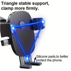 360 Rotation Car Phone Mount Auto Clamping Hands Cradle for Smartphones