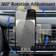 360 Rotation Car Phone Mount Auto Clamping Hands Cradle for Smartphones