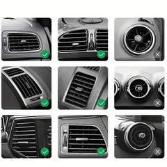 360 Rotation Car Phone Mount Auto Clamping Hands Cradle for Smartphones