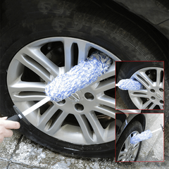 Microfiber Car Wash Brush for Wheels with Soft Handle