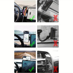 Magnetic Car Phone Holder for All Mobile Phones - Screen Side Mount